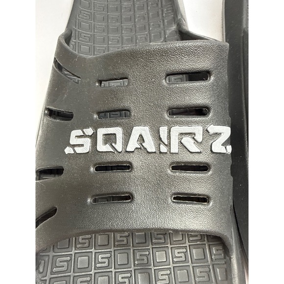 SQAIRZ Veloci-T Recovery Slides Black Square Toe Athletic Sandals Mens 11 main image 4